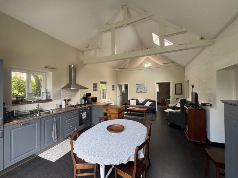 Gîte La Bachée Grande pièce vue de la cuisine sàm